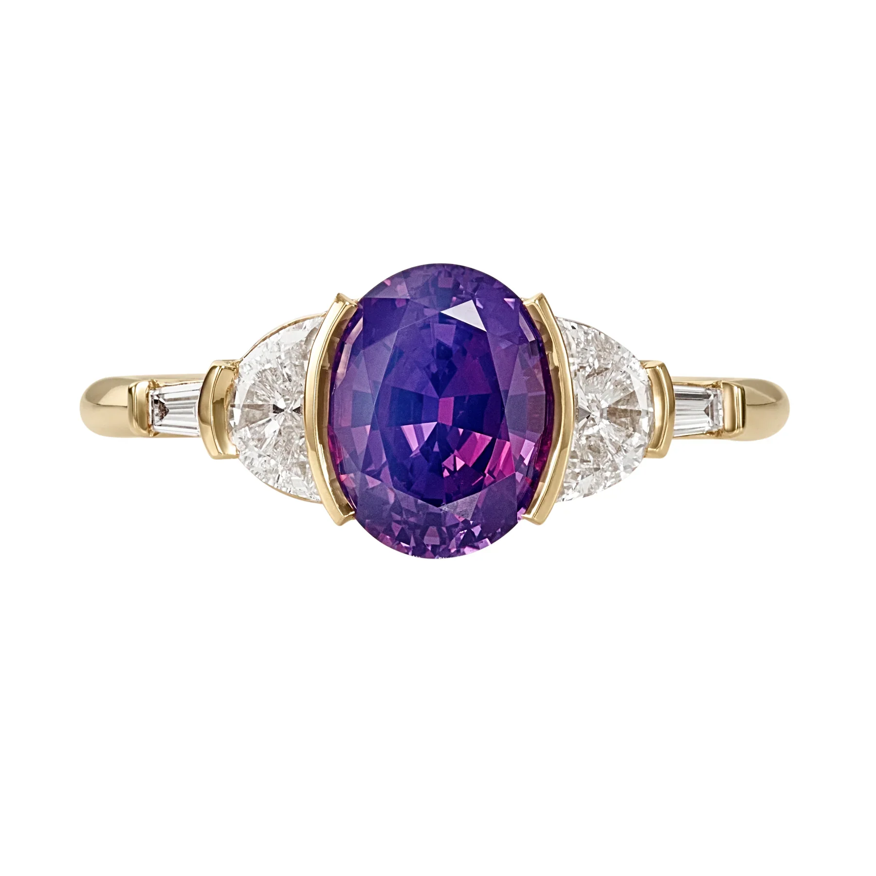 Sedna Amethyst Oval Cut Ring - Image 4