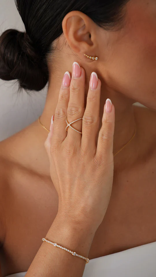 Anna Bavlova Zircon Gold Plated Ring - Image 6