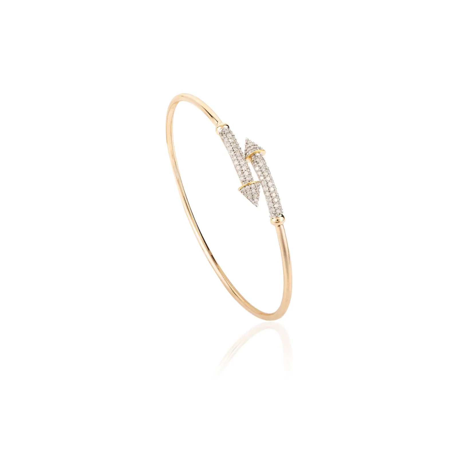 Arrow Spark Twisted Bangle - Image 5