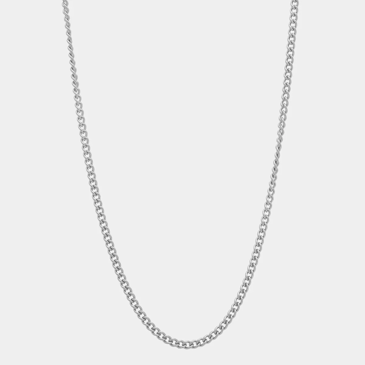Artsy Cuban Link Chain 2mm Silver - Image 5