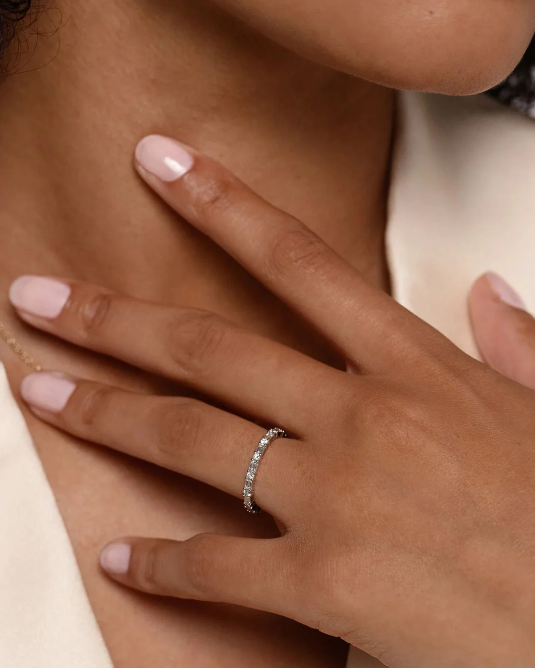 Baguette Glow Eternity Ring - Image 3