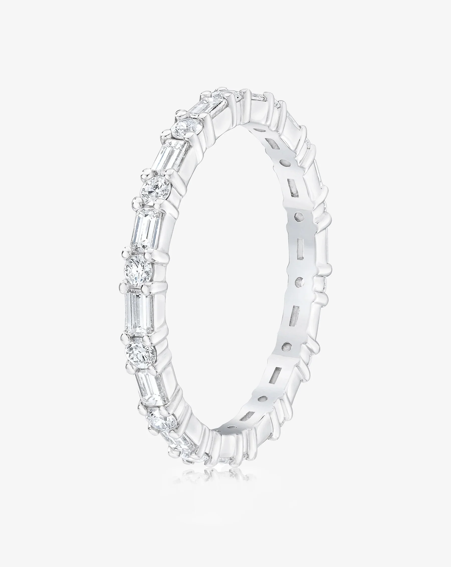 Baguette Glow Eternity Ring - Image 4