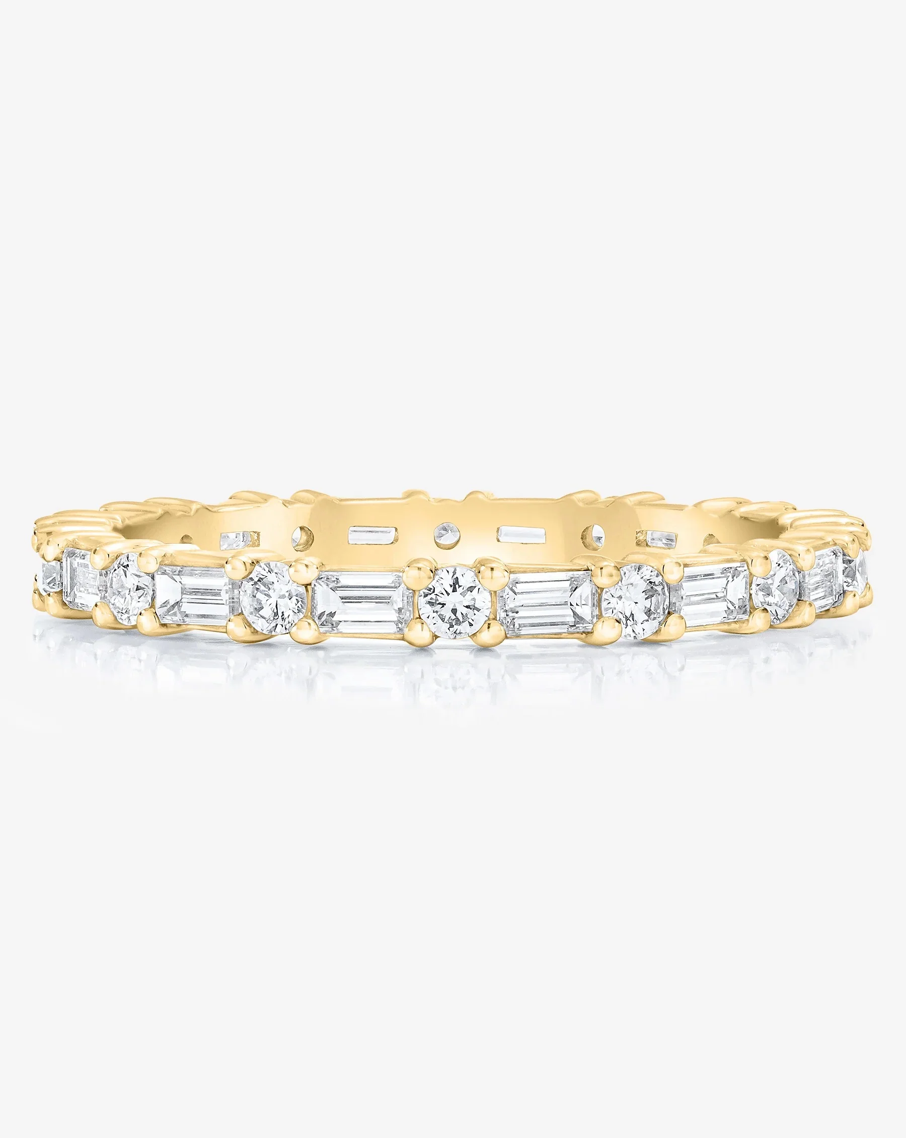 Baguette Glow Eternity Ring - Image 6