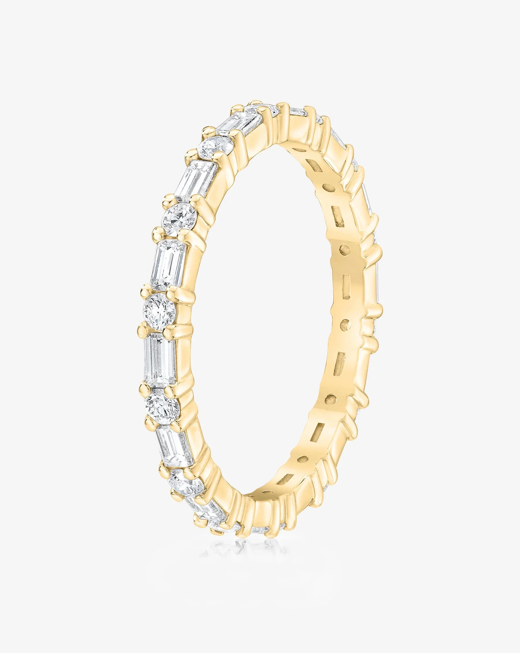 Baguette Glow Eternity Ring - Image 7