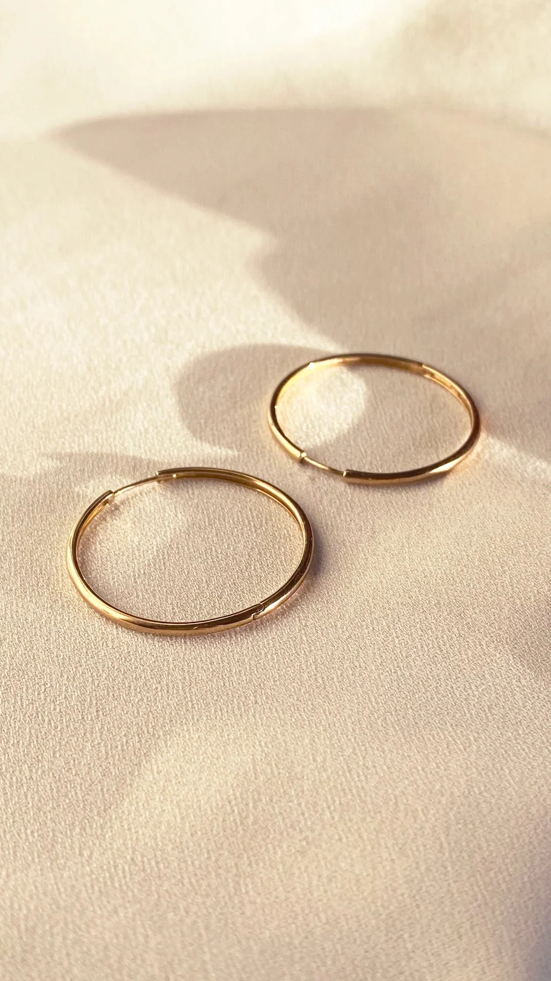Grand Tubetti Gold Plated Hoops - Image 5