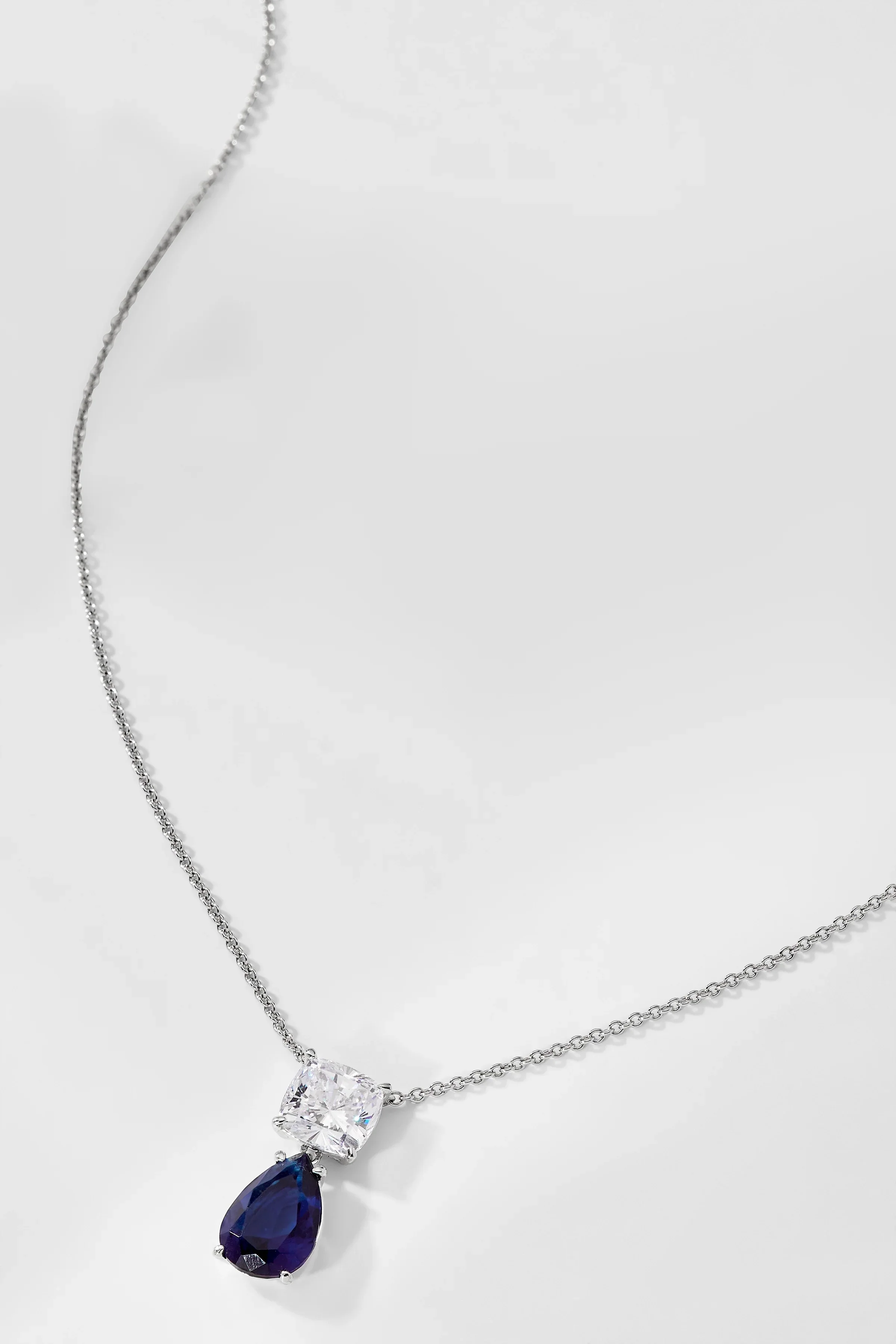 Celeste Blue Sapphire Necklace - Image 2