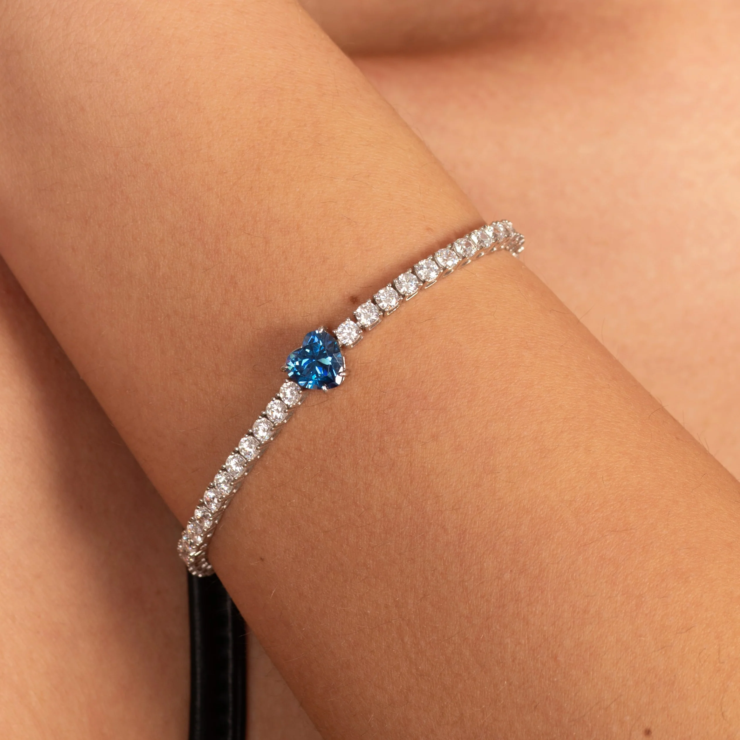 Beloved Heart Tennis Bracelet - Image 4