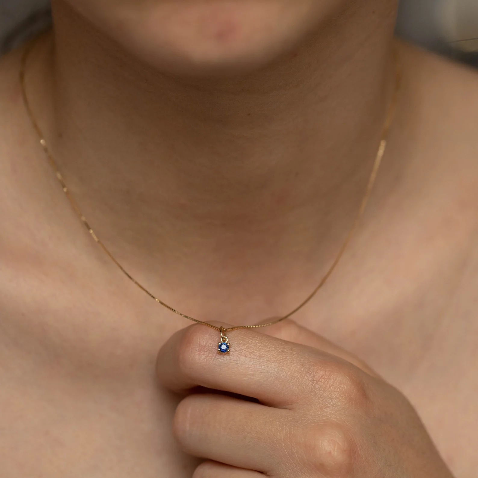 Blue Promise Necklace - Image 2