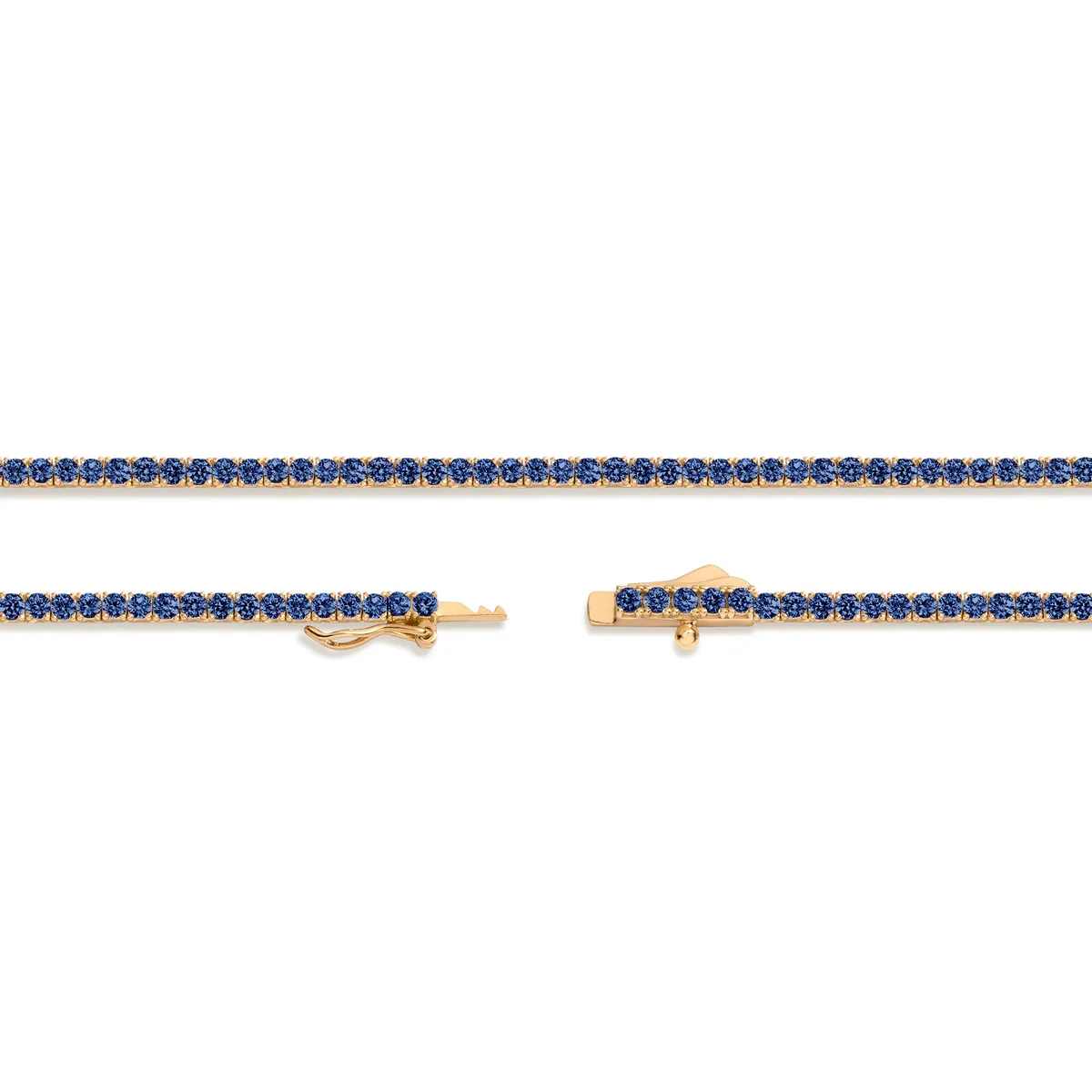 Imperial Sapphire Tennis Necklace - Image 10