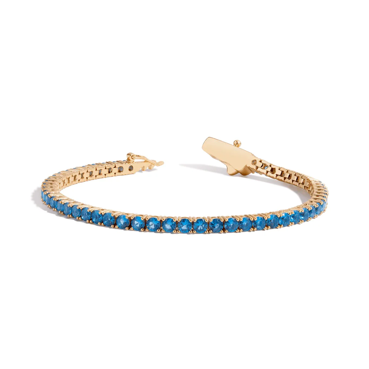 Azure Glow Tennis Bracelet - Image 5