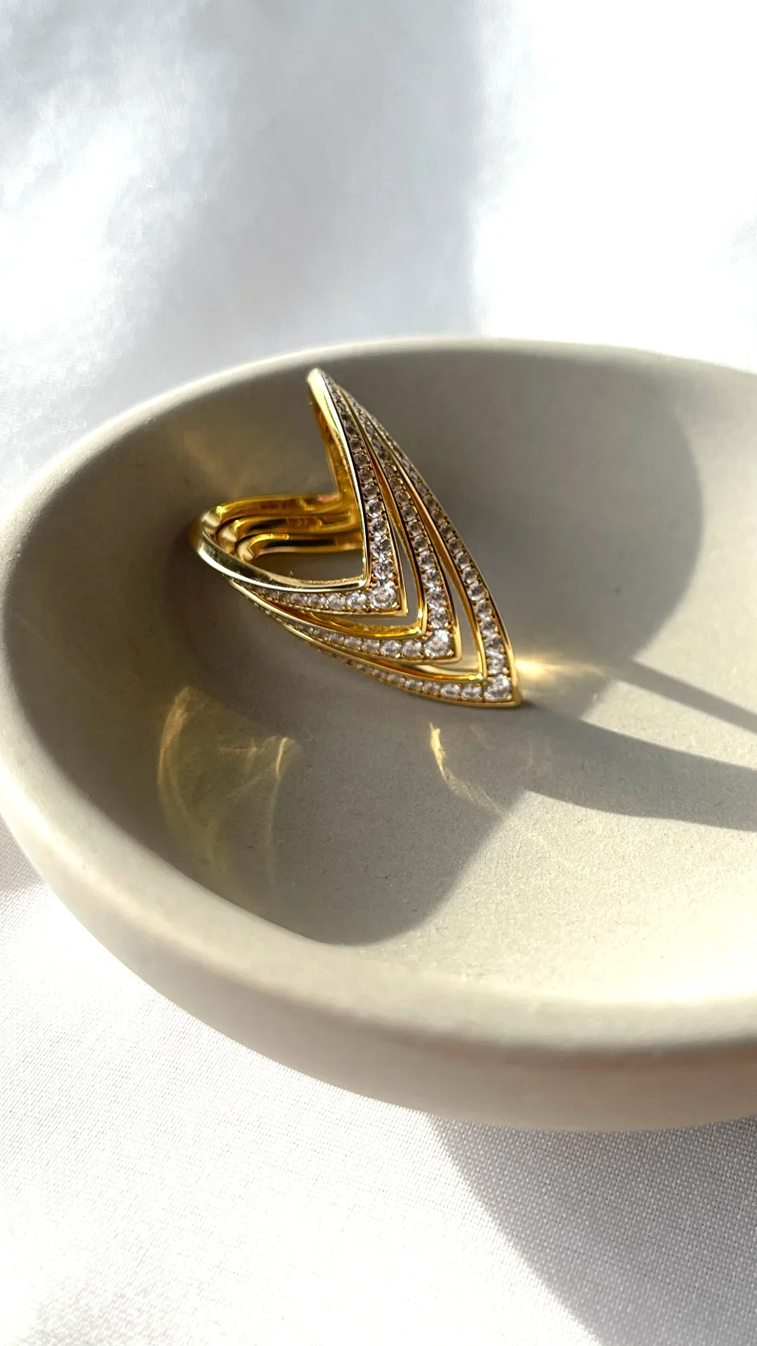 Boss Energy White Zircon Ring - Image 4