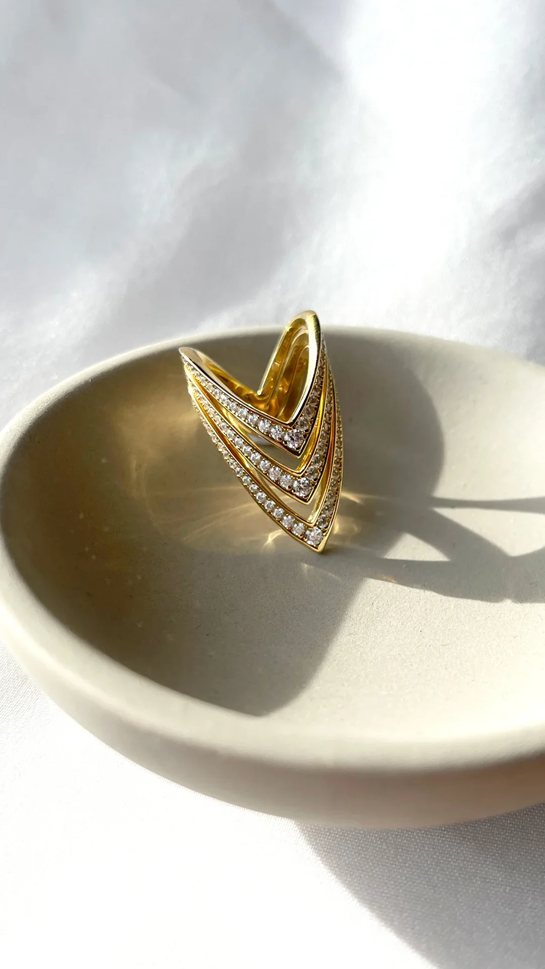 Boss Energy White Zircon Ring - Image 5