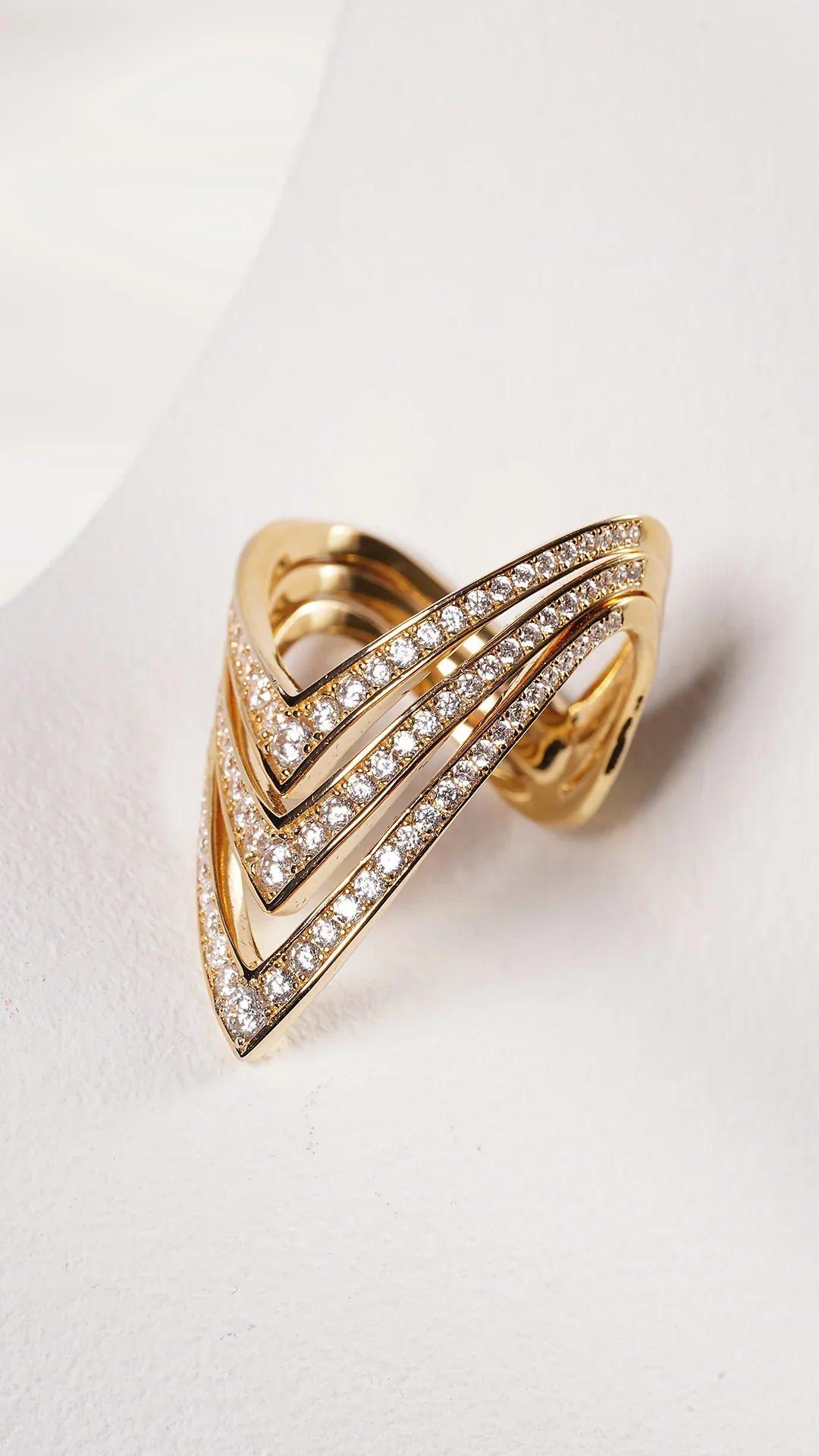 Boss Energy White Zircon Ring - Image 6