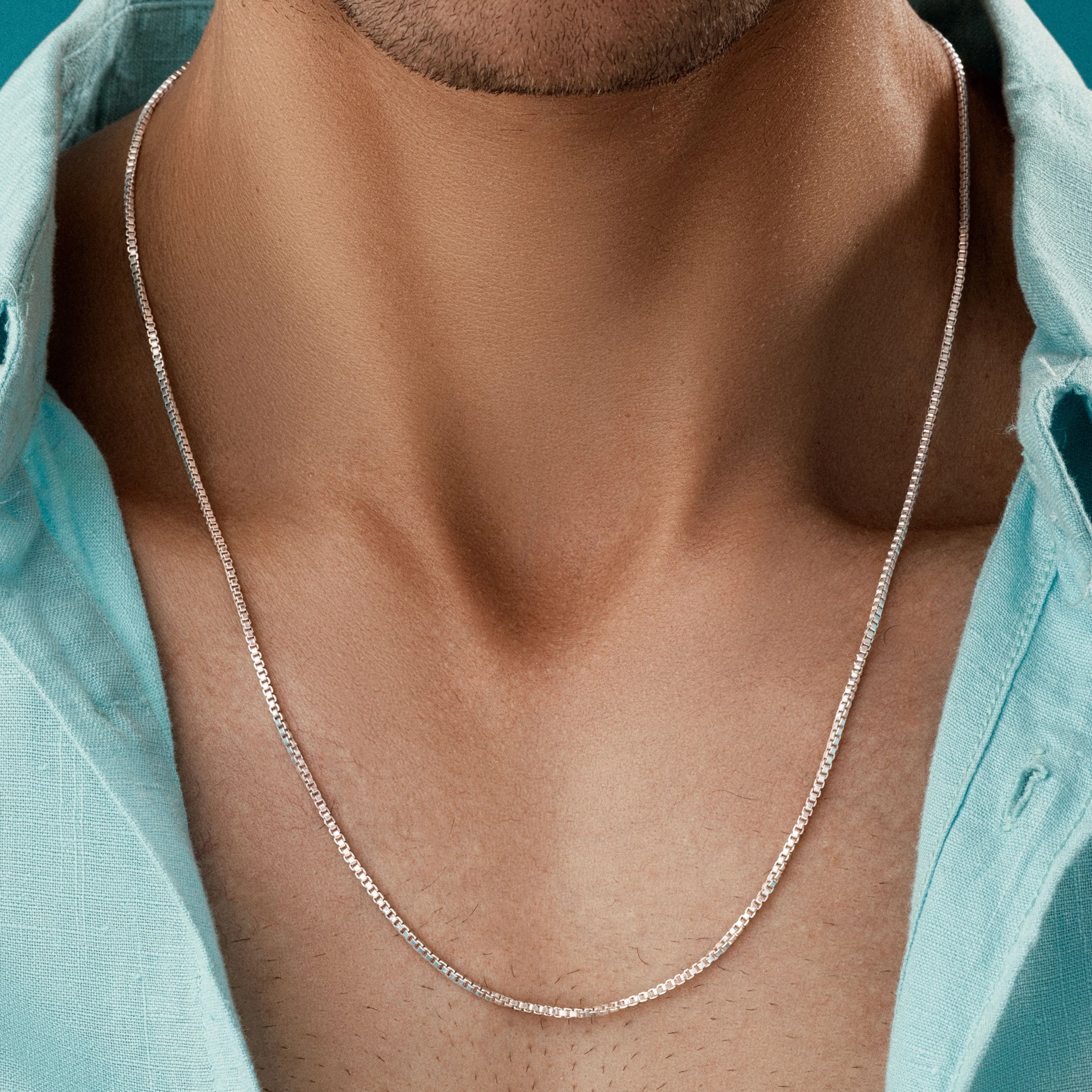 Box Chain Silver - Image 3