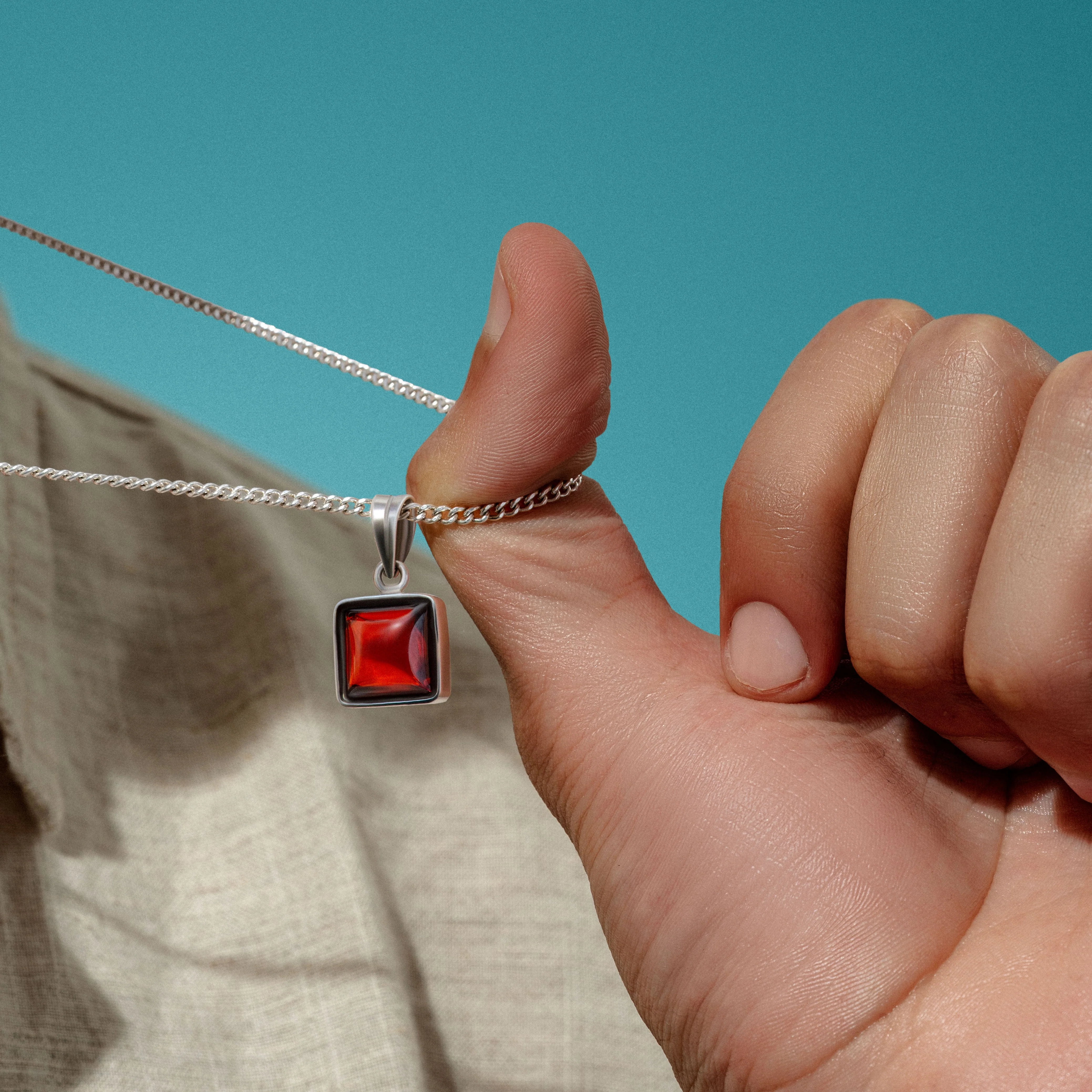 Red Sun Necklace - Image 2