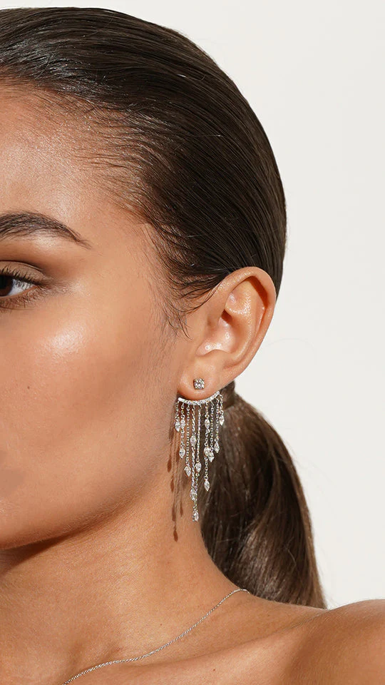 Chandelier Silver Ear Jacket - Image 5