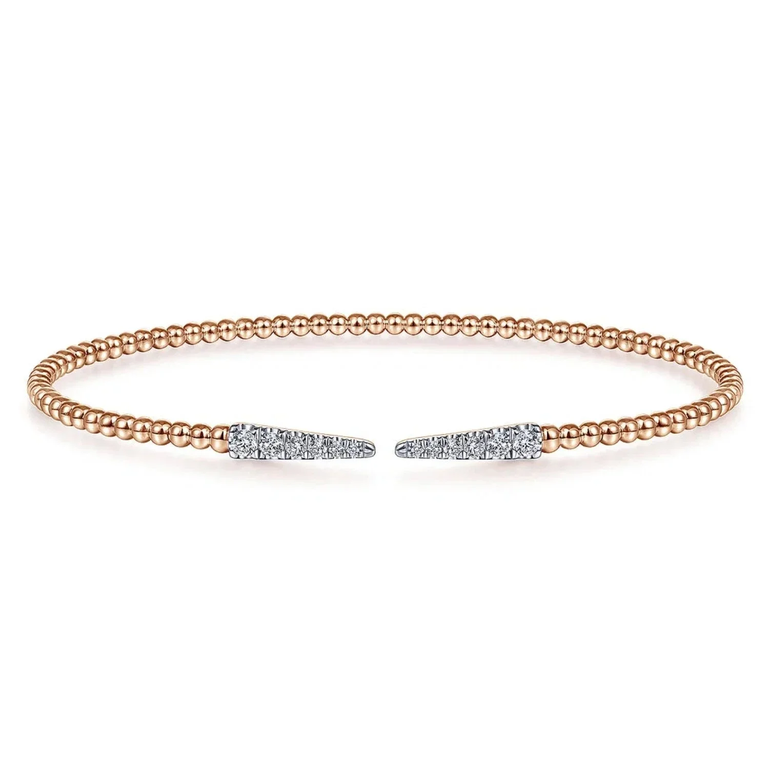 Charmed Arrow Beaded Zircon Bangle - Image 3