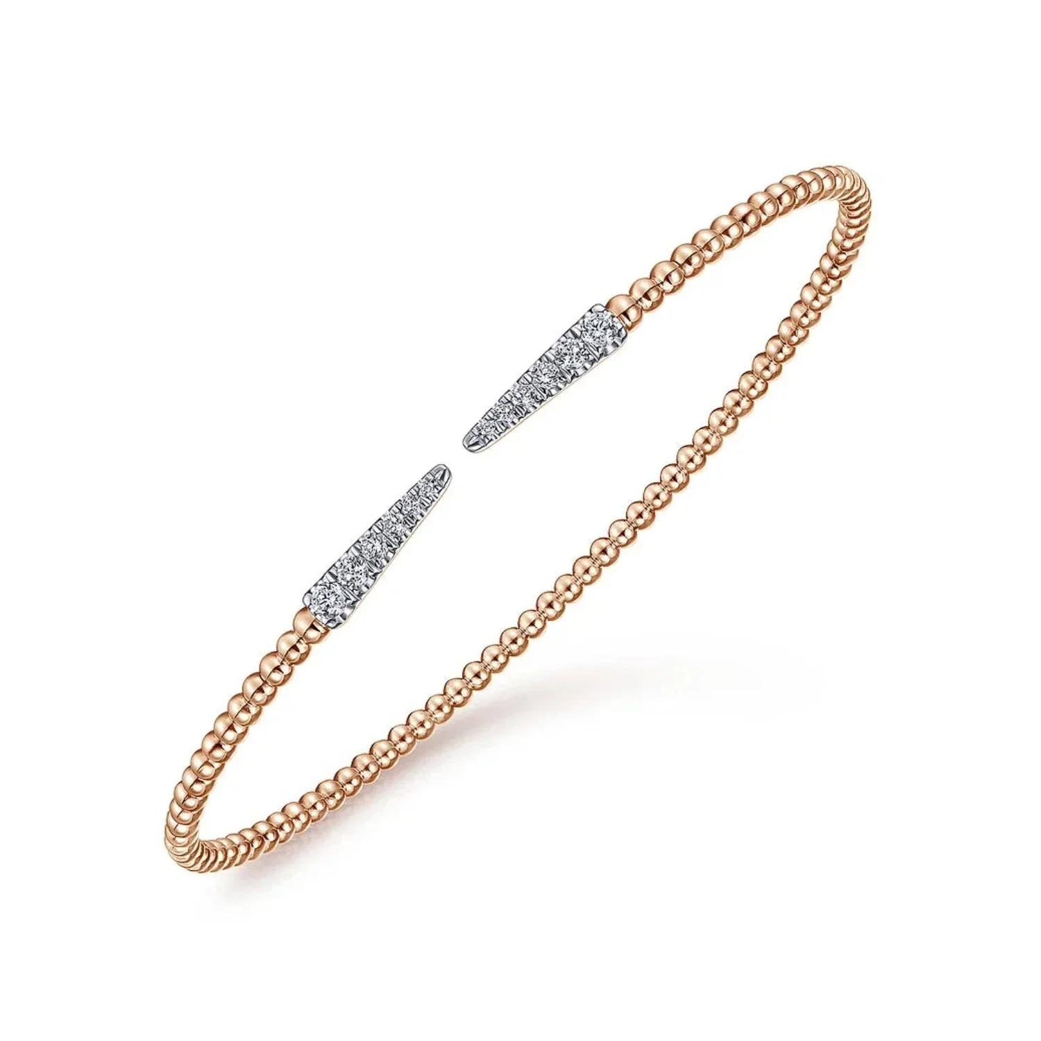 Charmed Arrow Beaded Zircon Bangle - Image 4