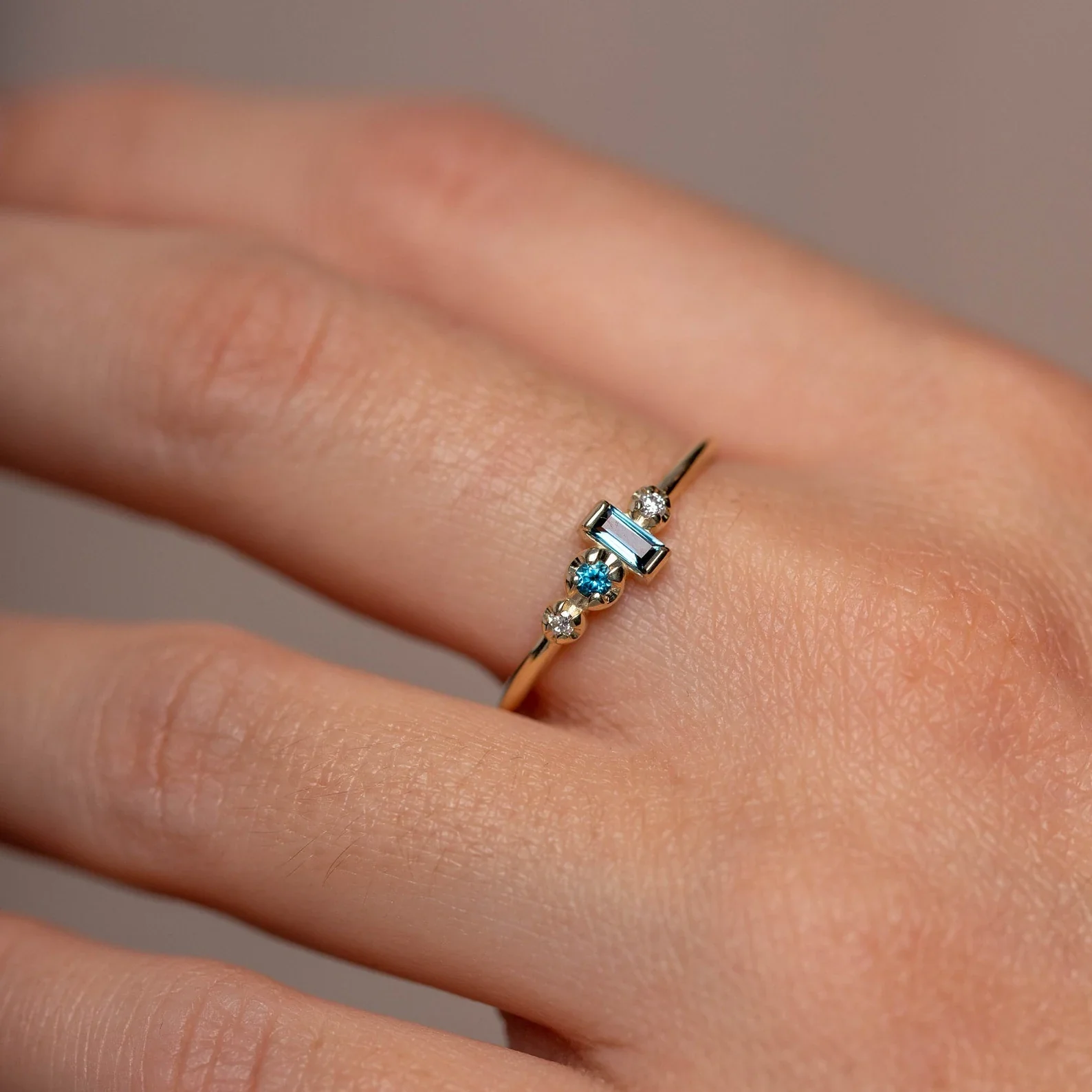 Cinderella London Blue Topaz Ring - Image 3