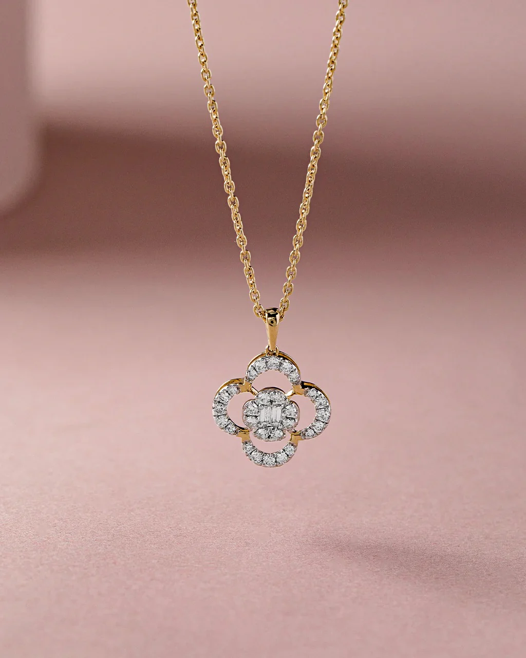 Golden Clover Necklace - Image 5