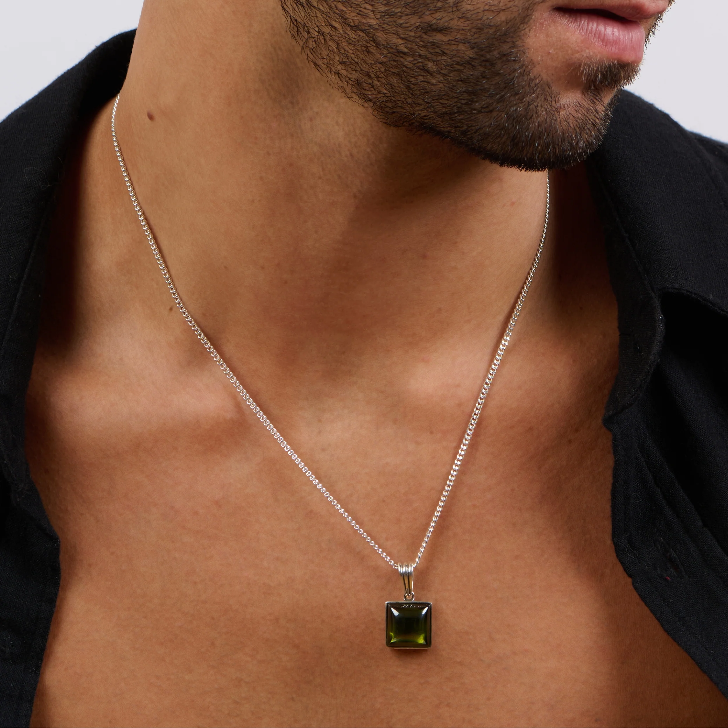 Olive Square Pendant - Image 3