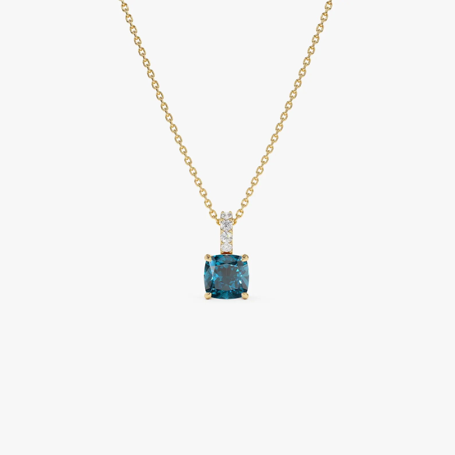 Midnight Topaz Promise Necklace - Image 5