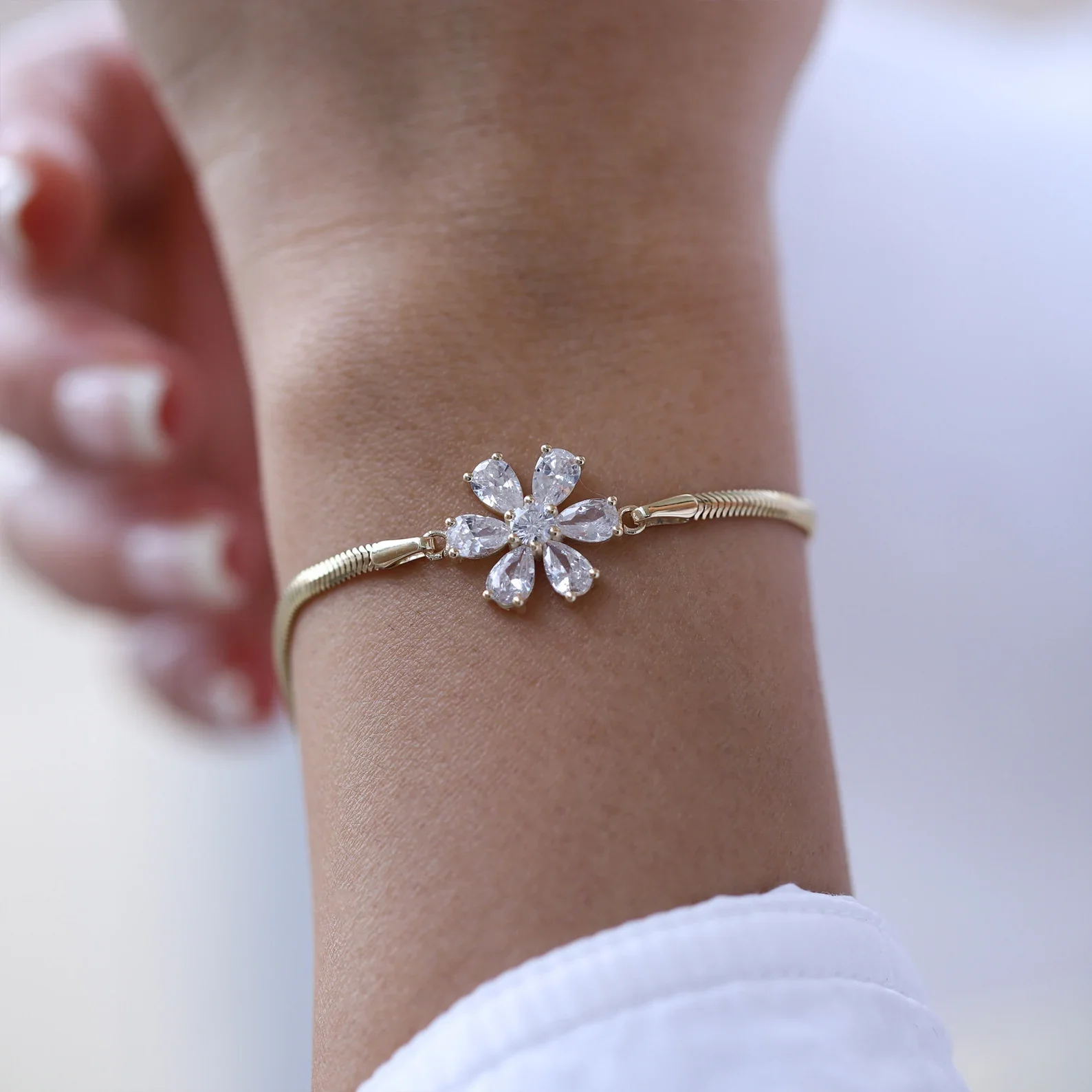 Bloom Snake Bracelet