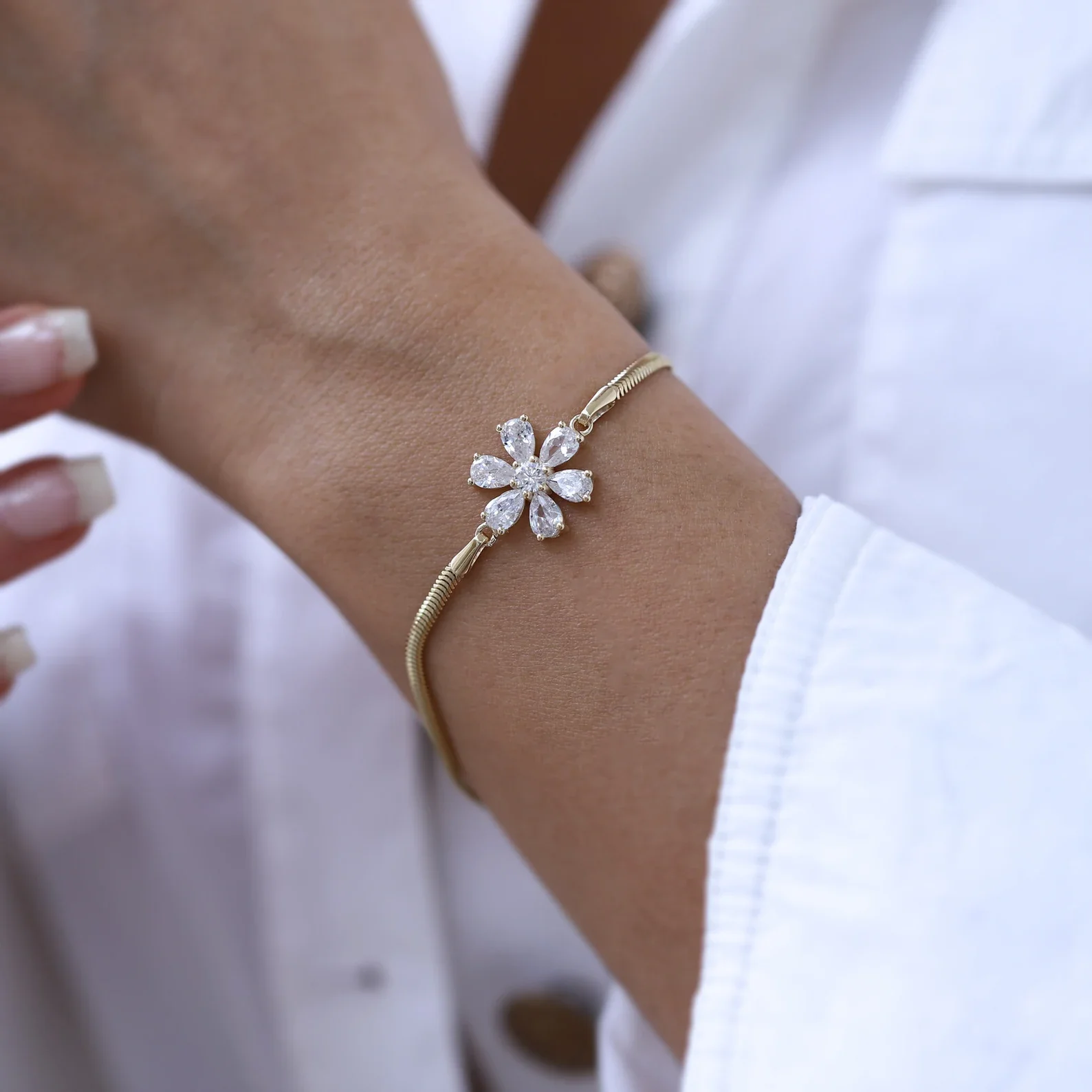 Bloom Snake Bracelet - Image 2