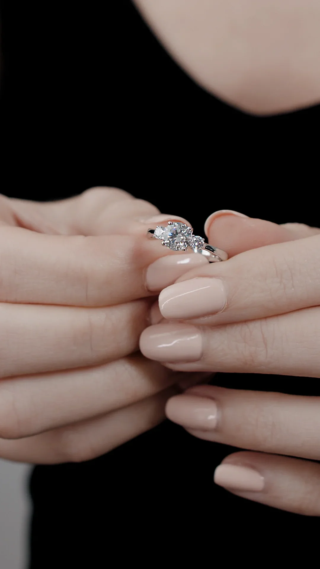 Dancing Ballerina Zircon Promise Ring - Image 3
