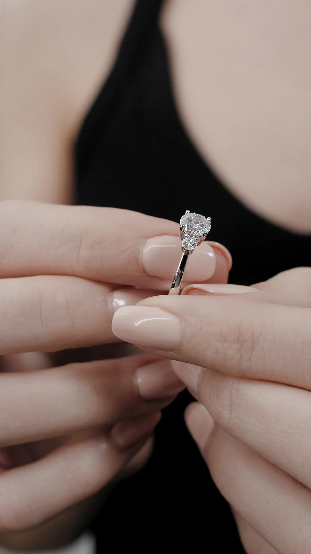 Dancing Ballerina Zircon Promise Ring - Image 4