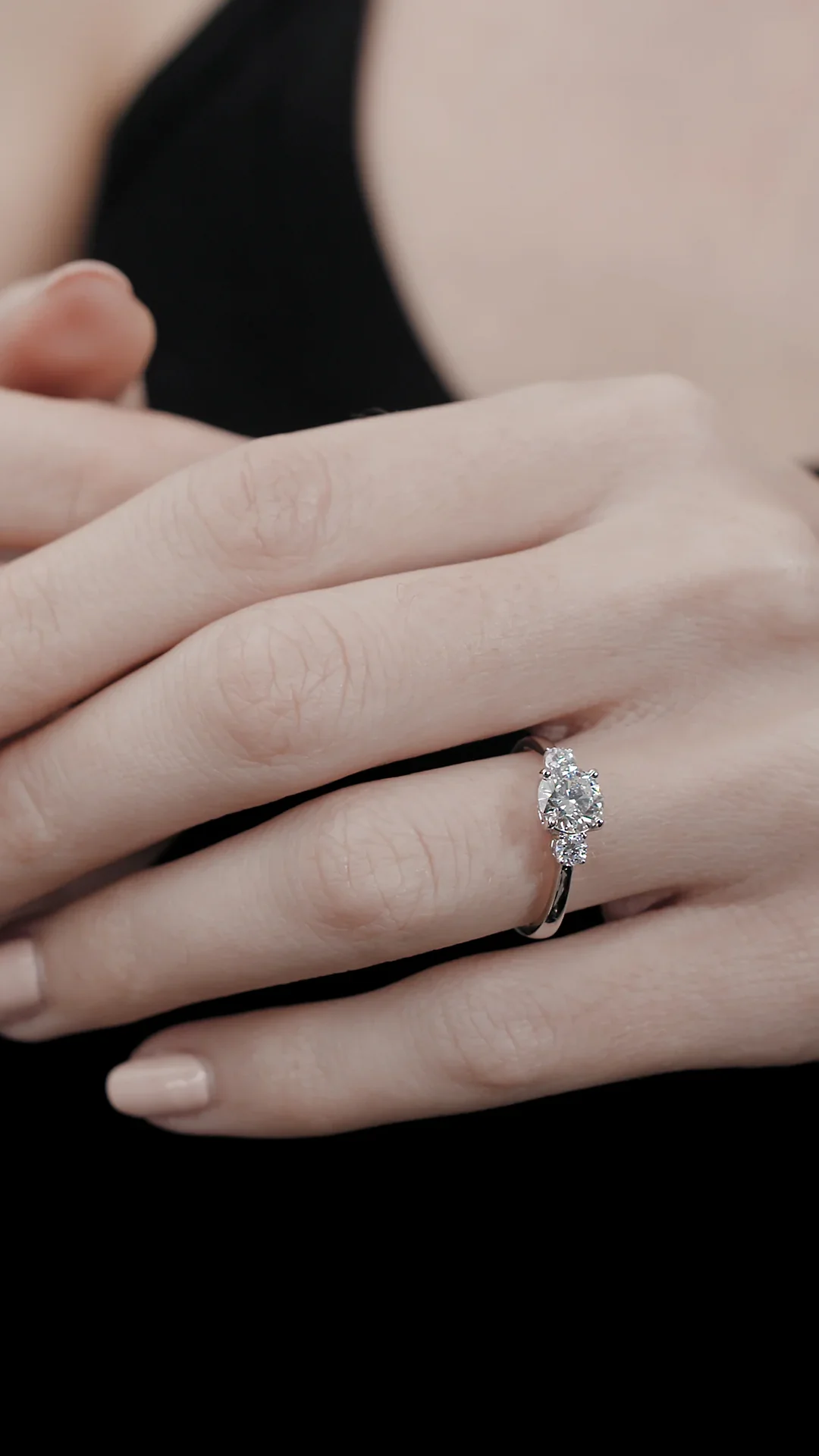 Dancing Ballerina Zircon Promise Ring - Image 5
