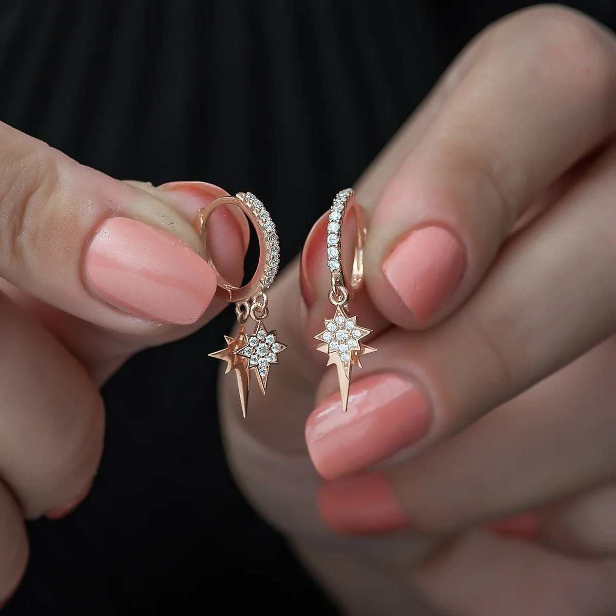 Pole Star Twins Earrings