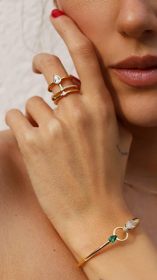 Confident Spark Zircon Ring - Image 3