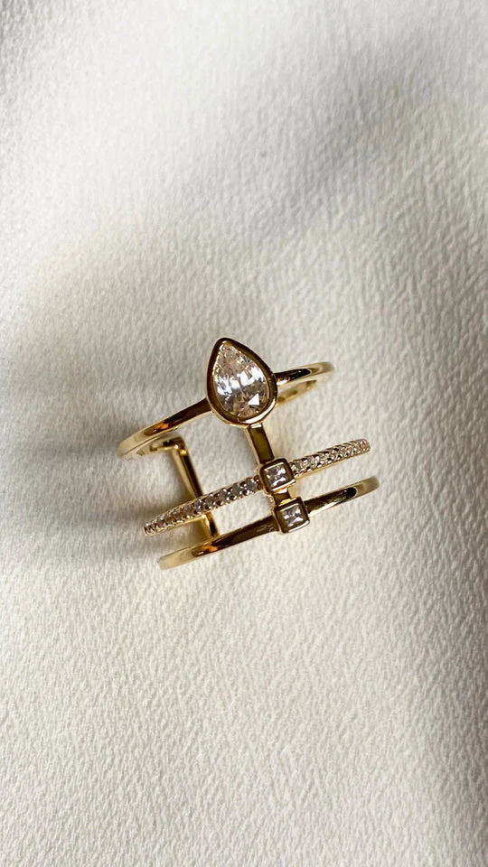 Confident Spark Zircon Ring - Image 6