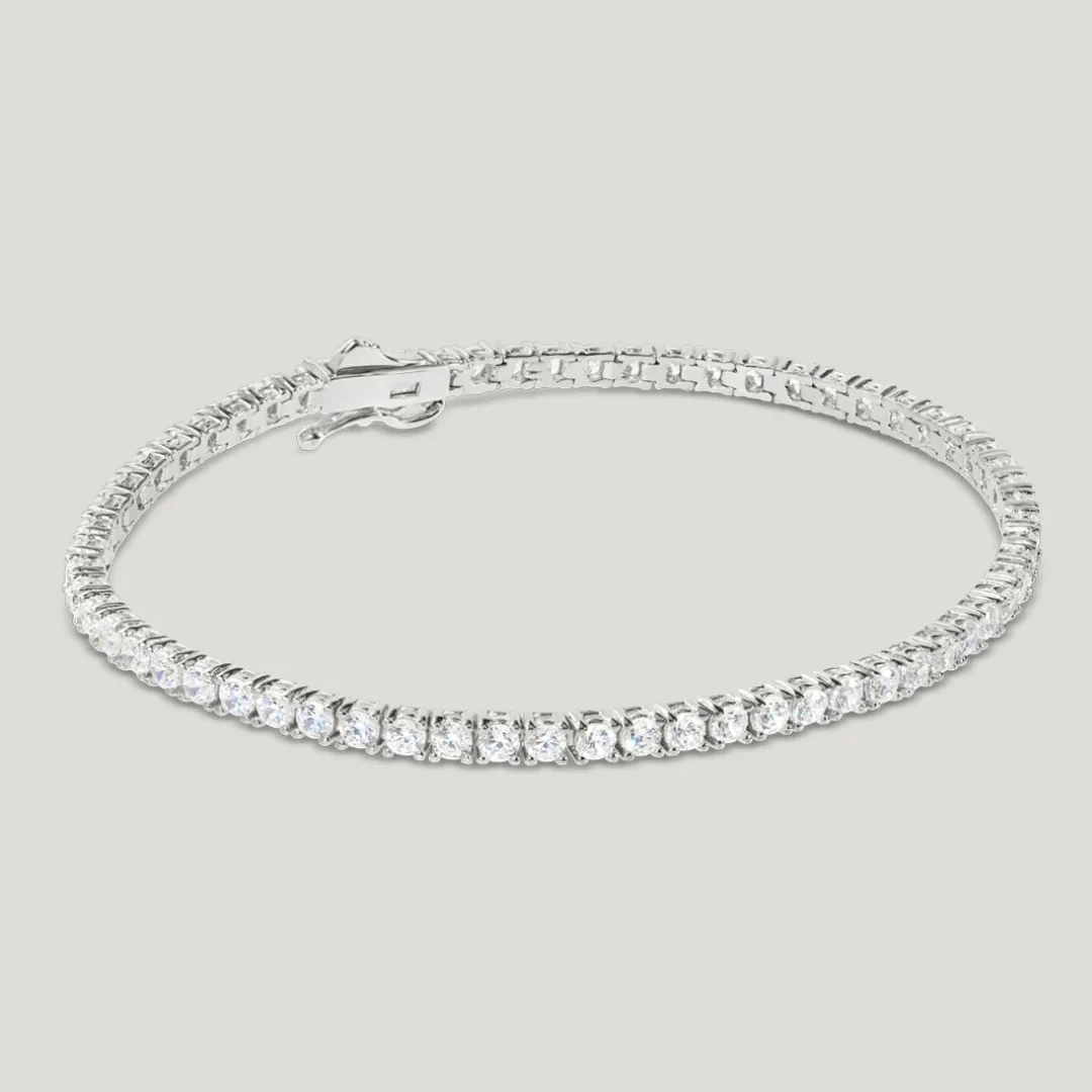 3mm Tennis Men Bracelet - Image 3