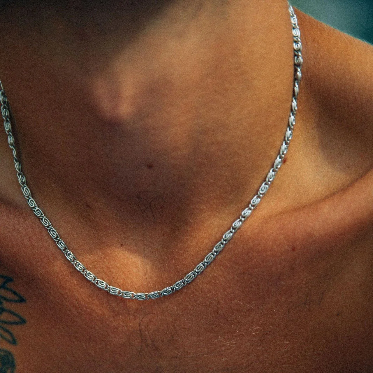 Figaro Silver Necklace - Image 3