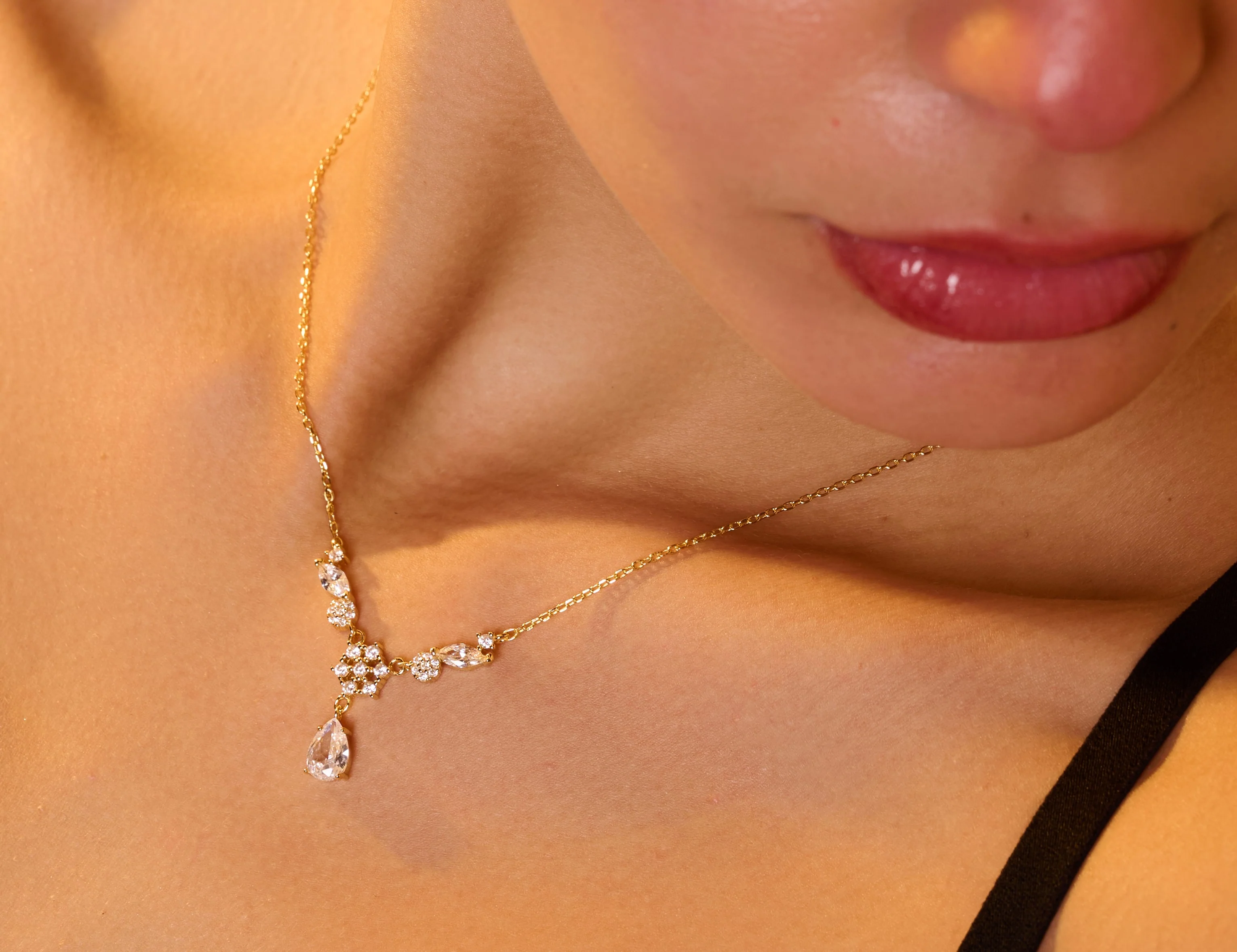 Liora Floral Frontal Necklace - Image 3