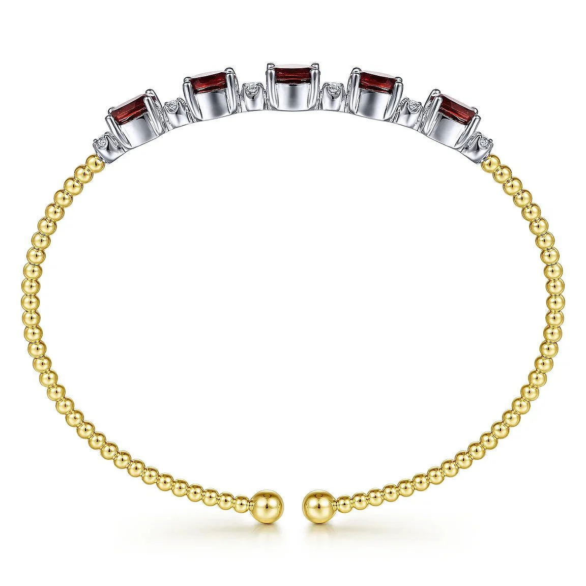 Garnet Crimson Pave Bangle - Image 4