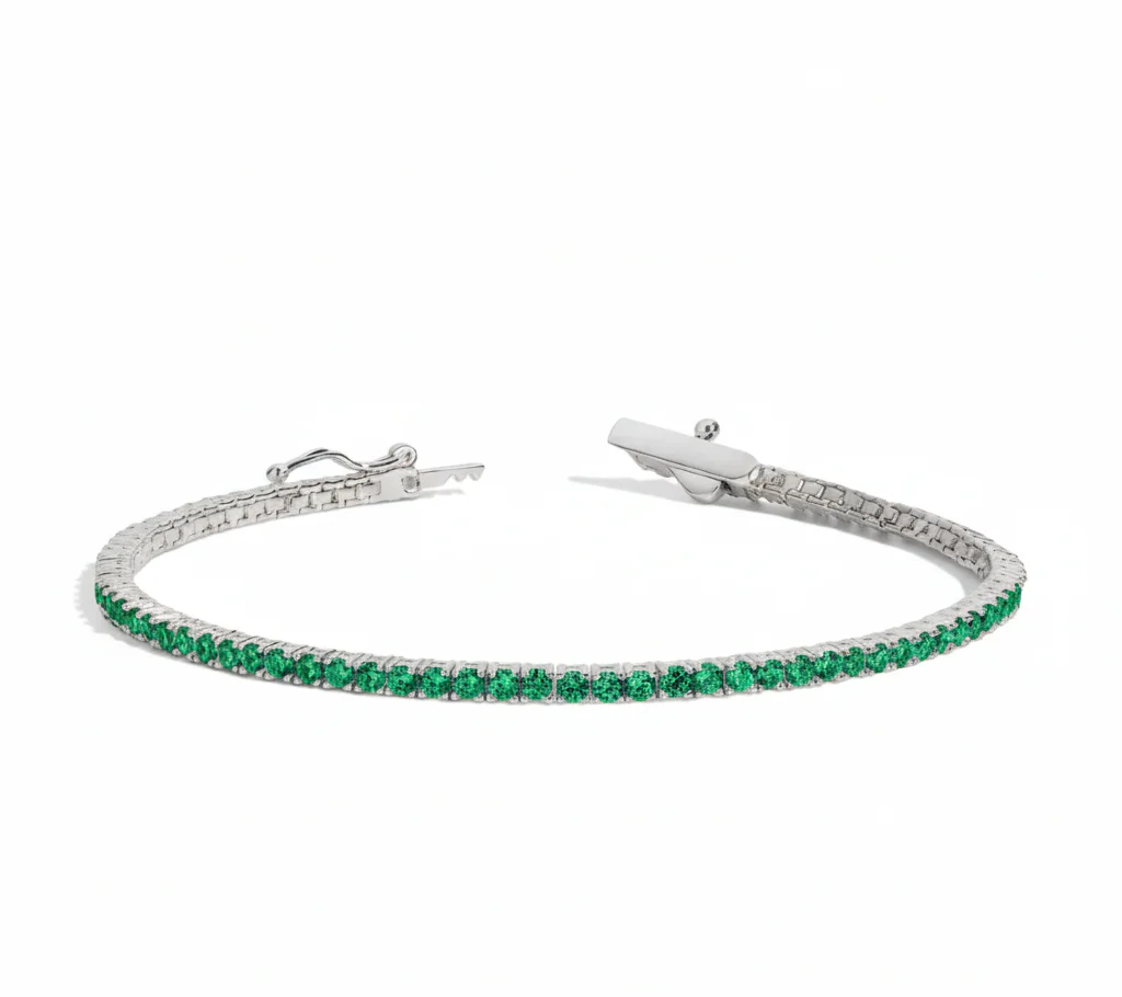 Emerald Tennis Bracelet - Image 7