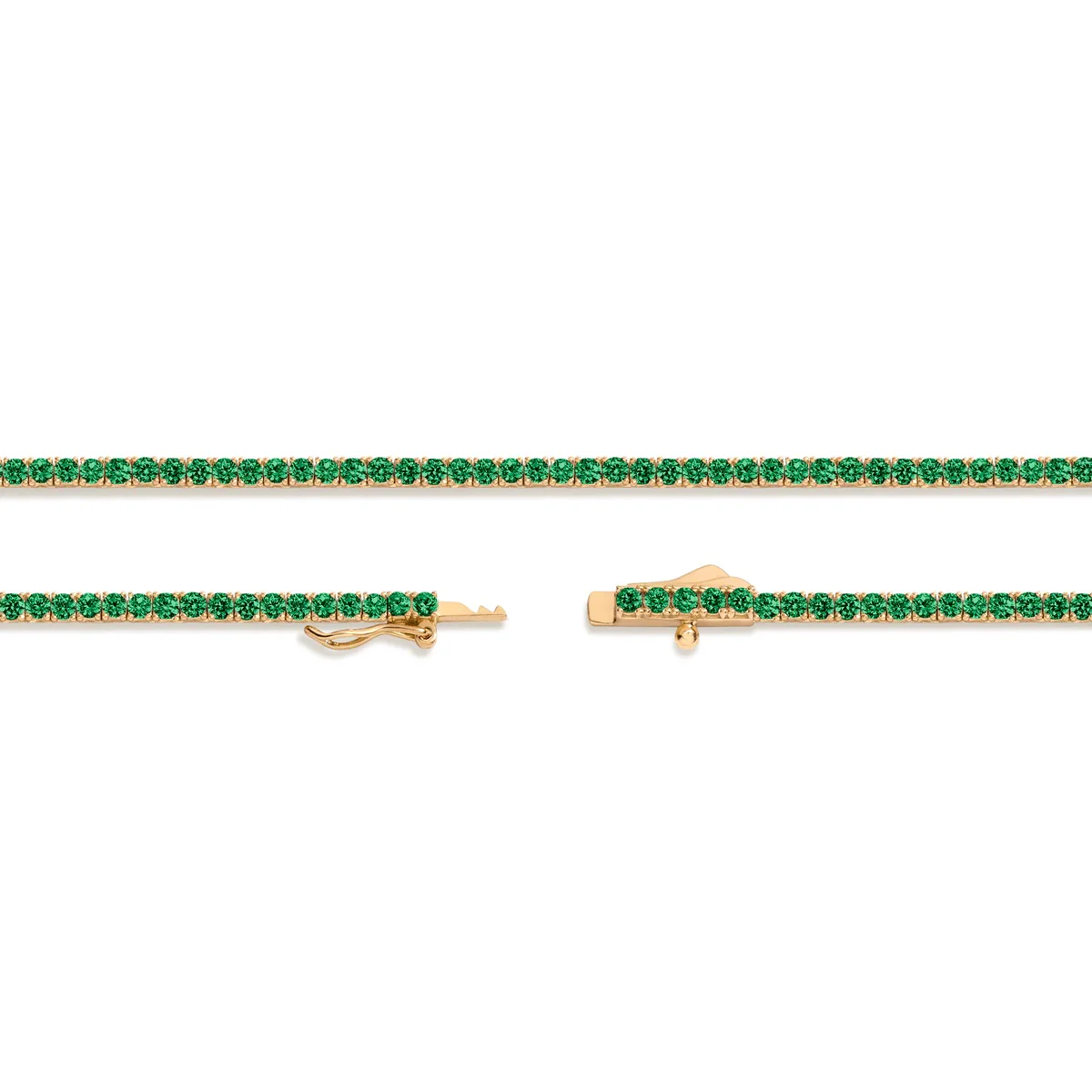 Emerald Tennis Necklace - Image 6