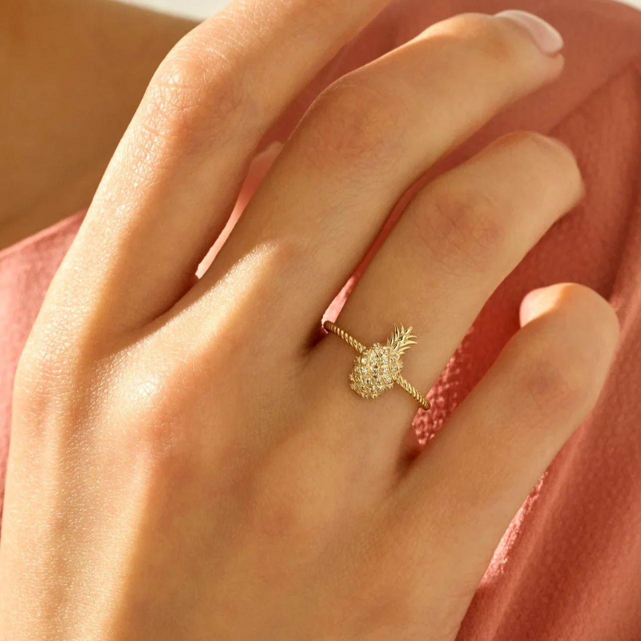 Hawaii Sweetheart Pineapple Ring - Image 3