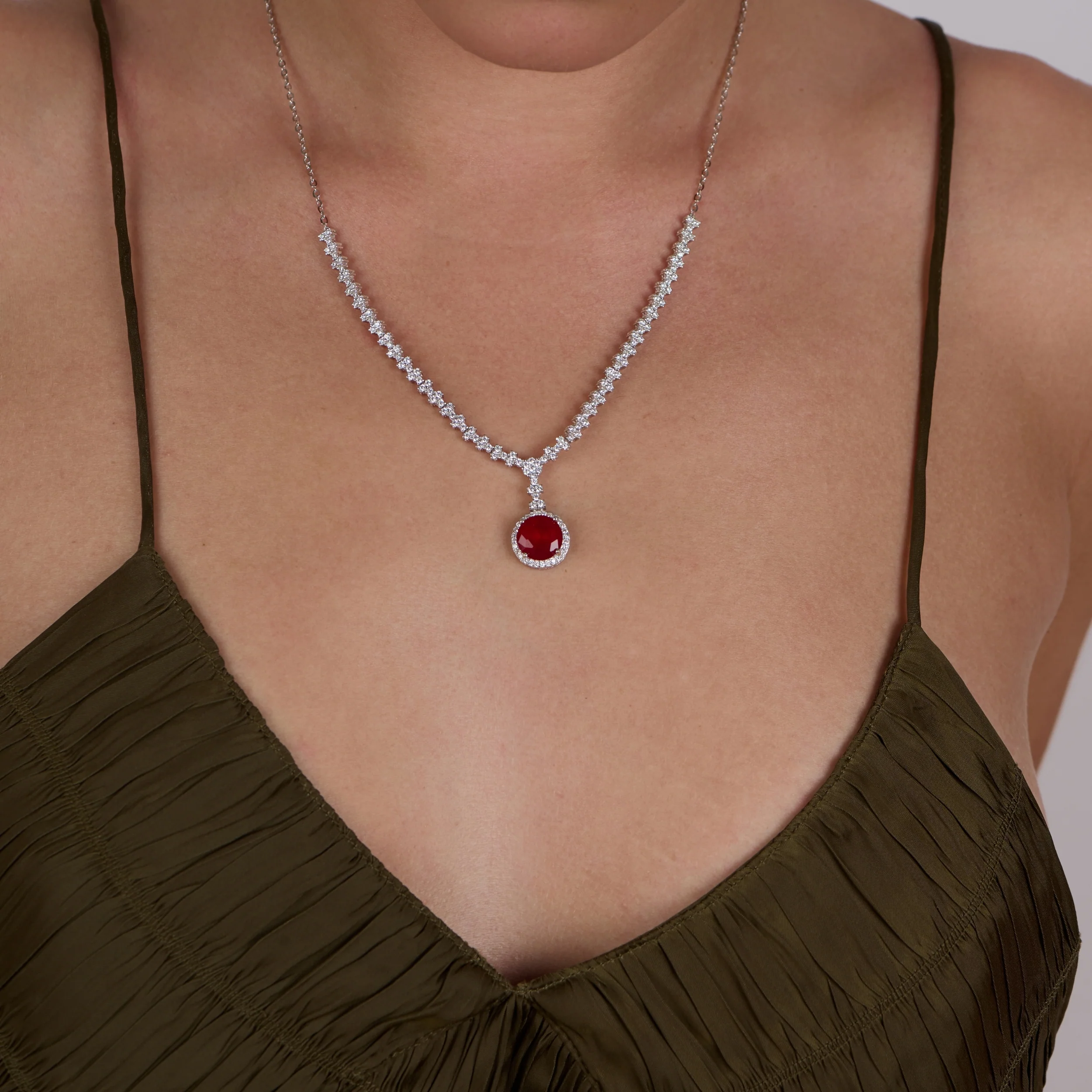 Ruby of Fire Necklace - Image 2