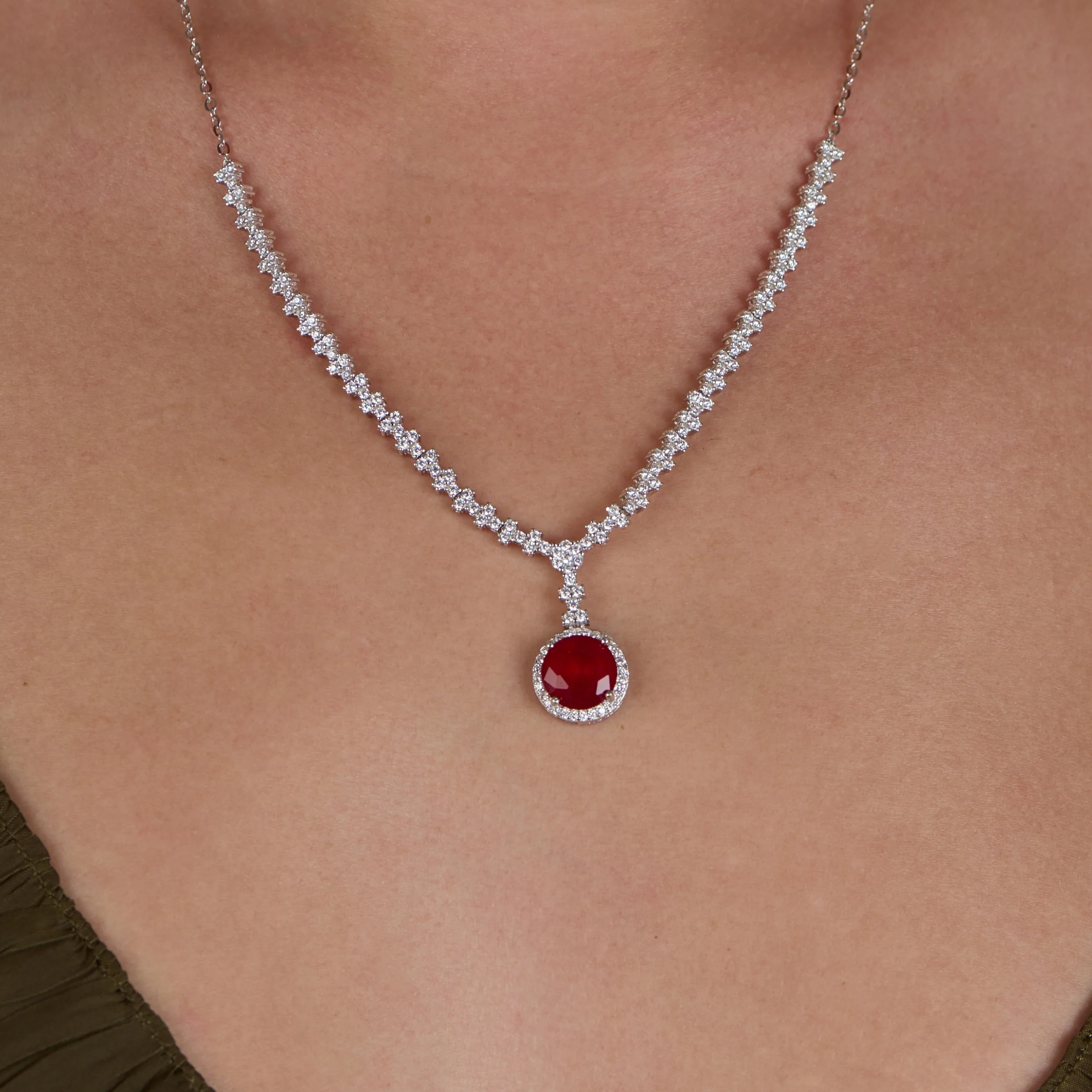 Ruby of Fire Necklace - Image 3