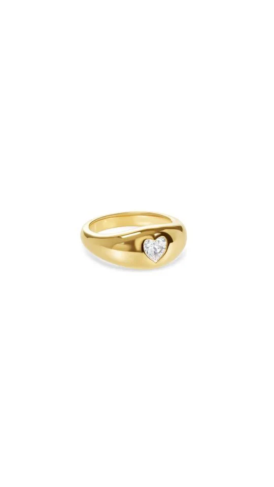 Babe Heart Signet Ring - Image 8