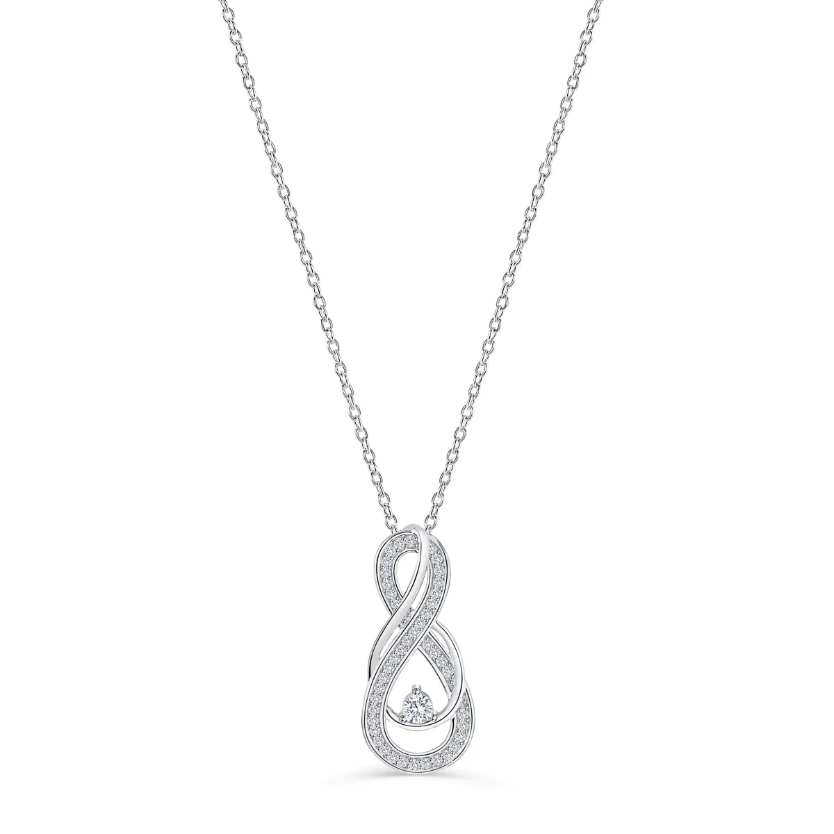 Infinity Silver Necklace - Image 2