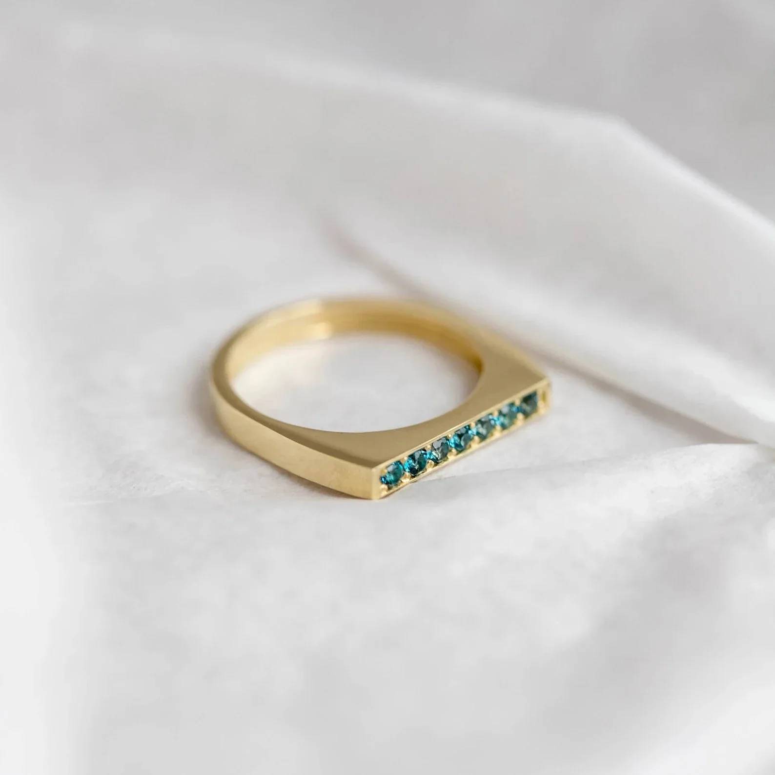 Isis Staking London Blue Topaz Ring - Image 4