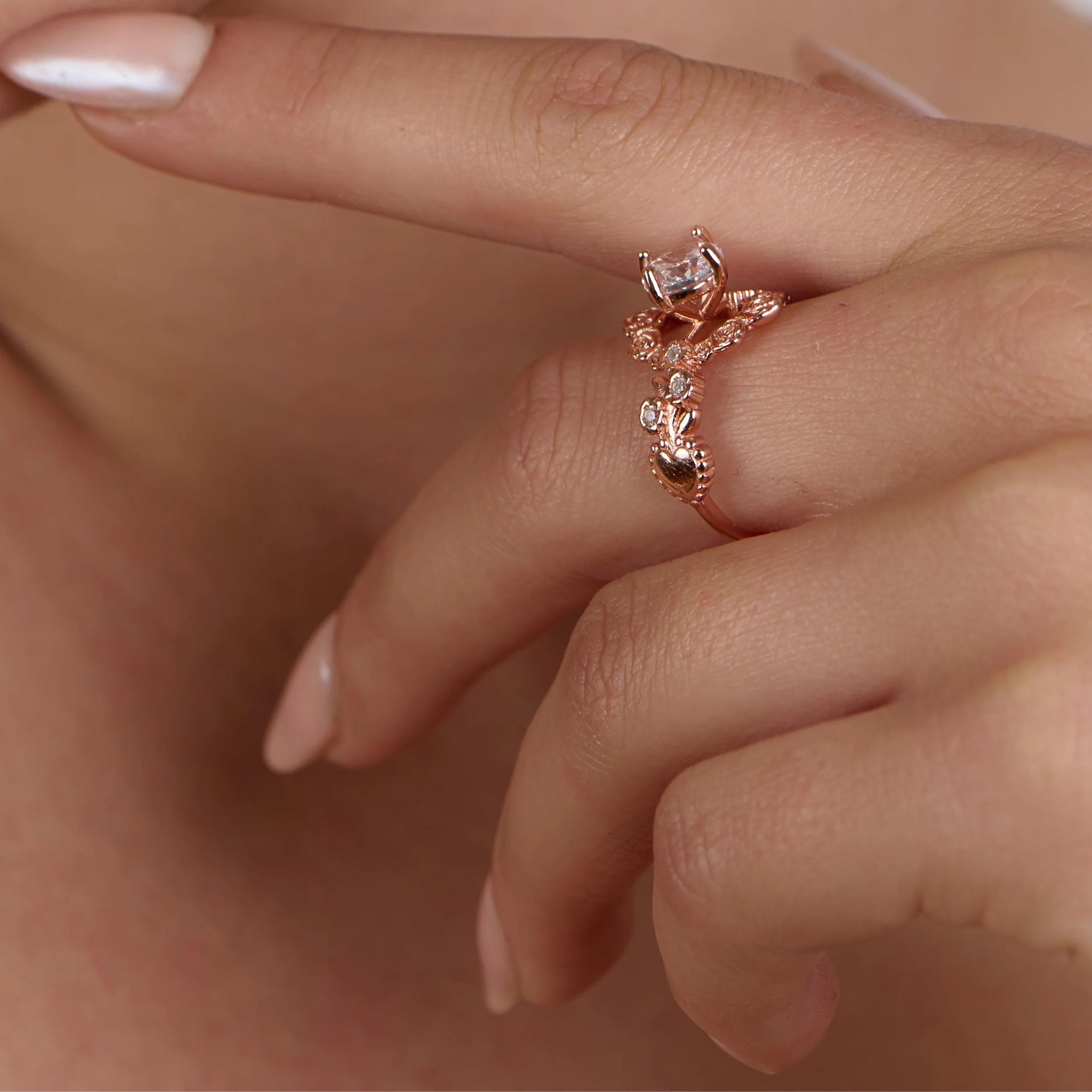 Floral Charm Ring - Image 2