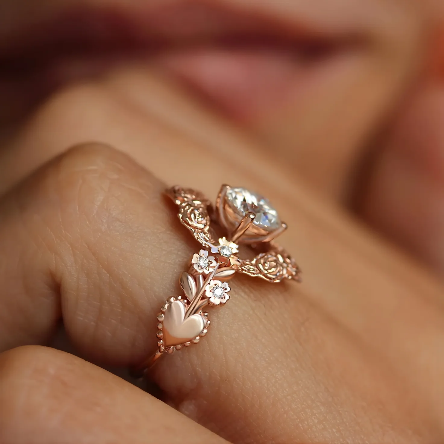 Floral Charm Ring - Image 3
