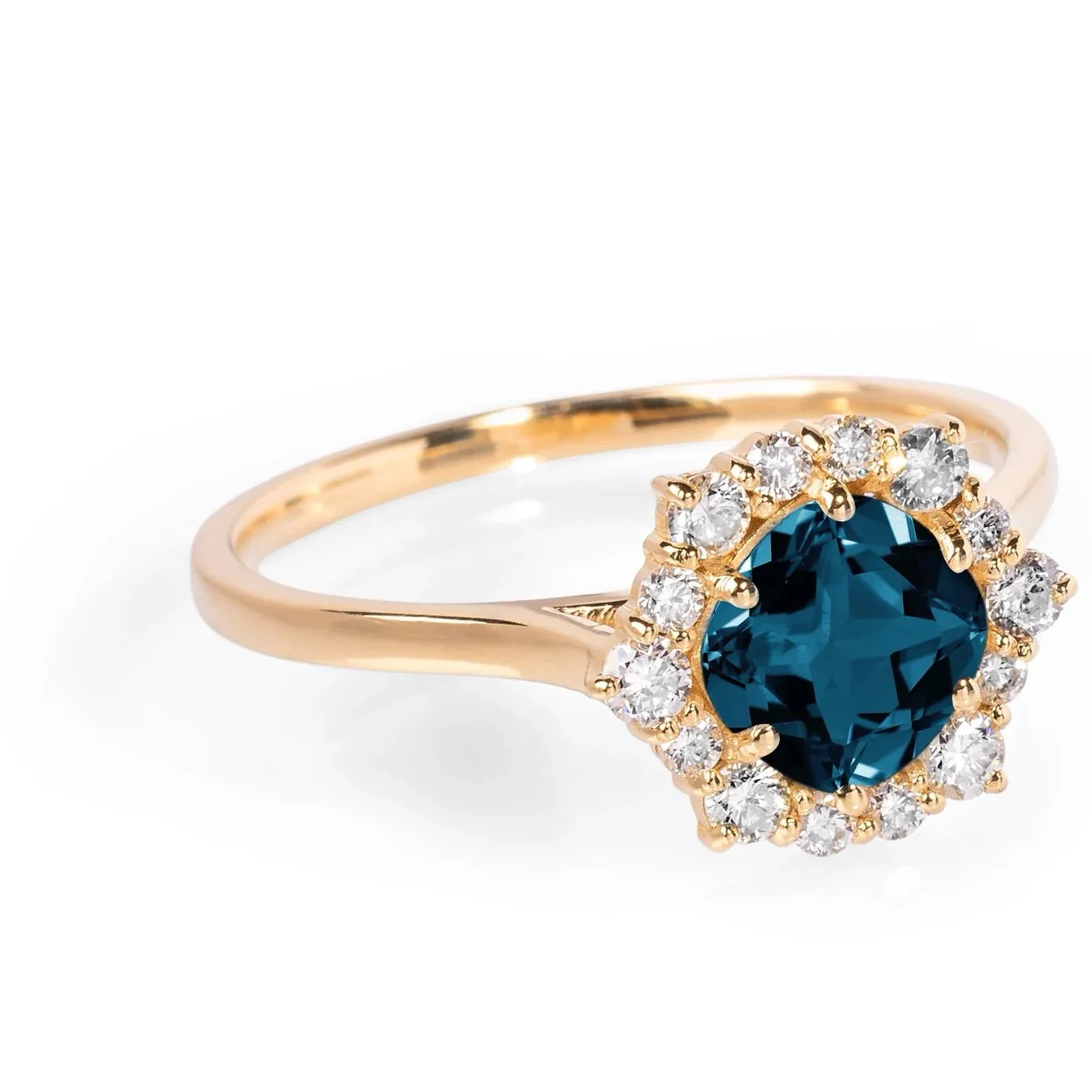 Lady Anne London Blue Topaz Ring - Image 3