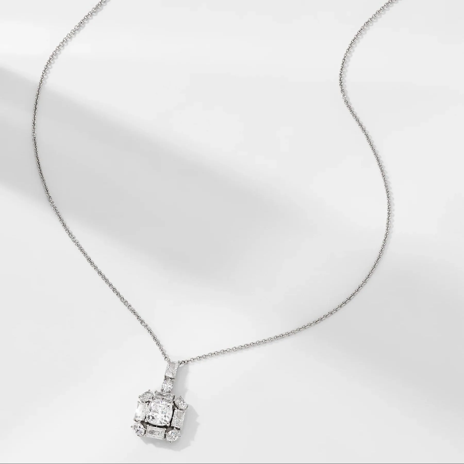 Radiance Halo Drop Necklace - Image 4